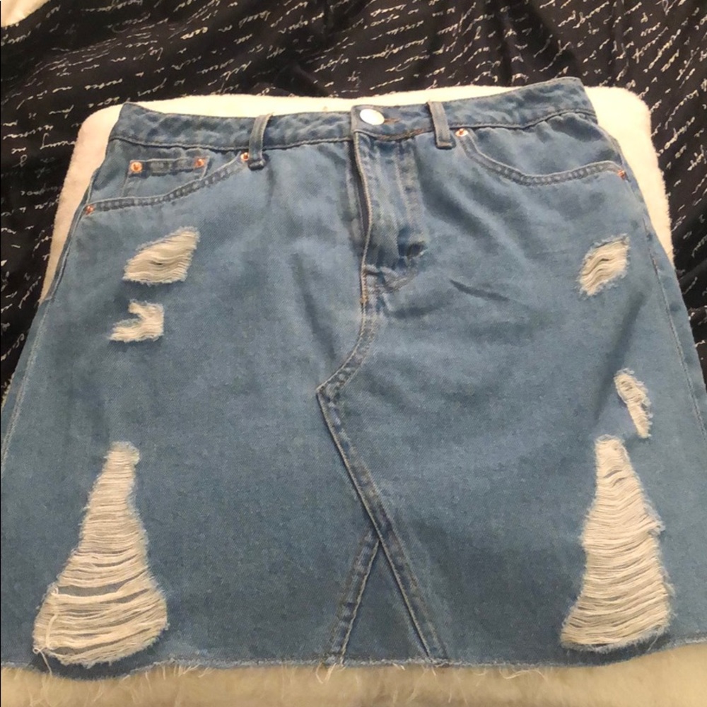 Blue Jean mini skirt